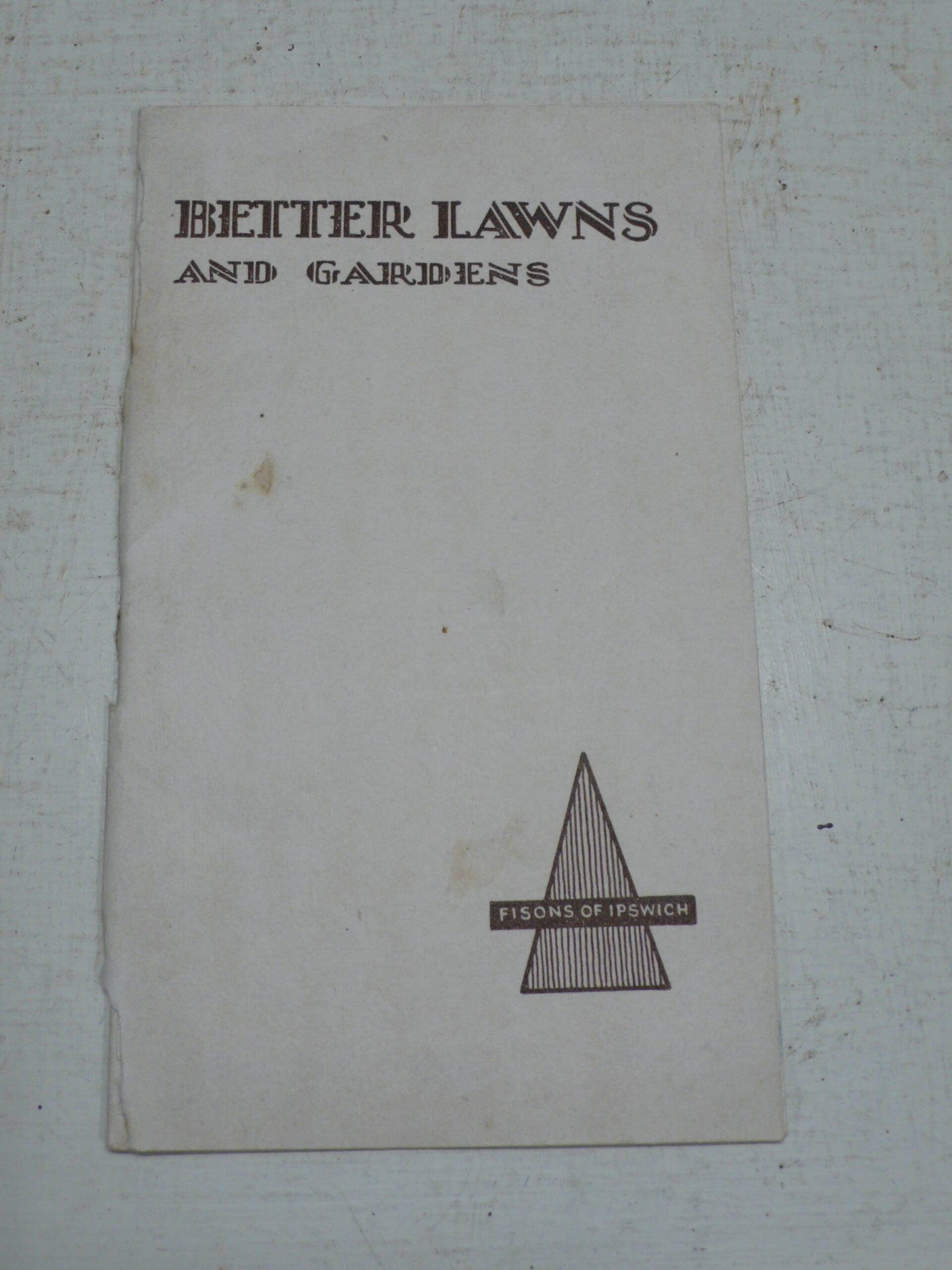 Fisons Better Lawns and Gardens Booklet