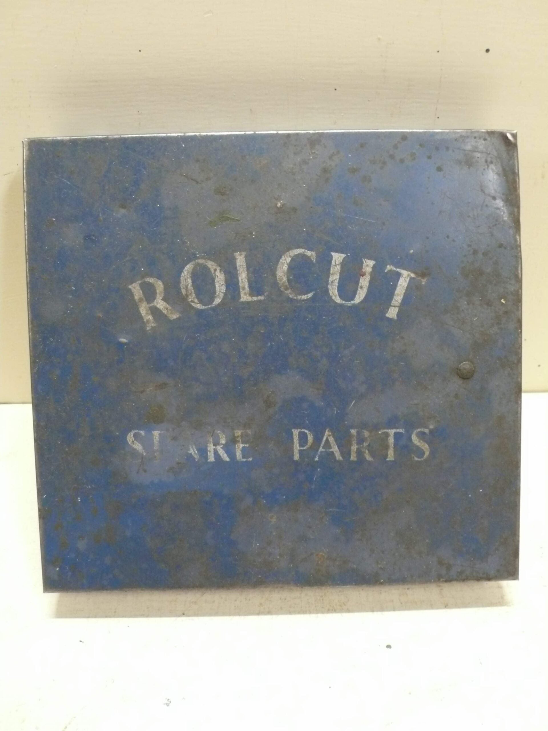 Tin of Rolcut Spare Parts