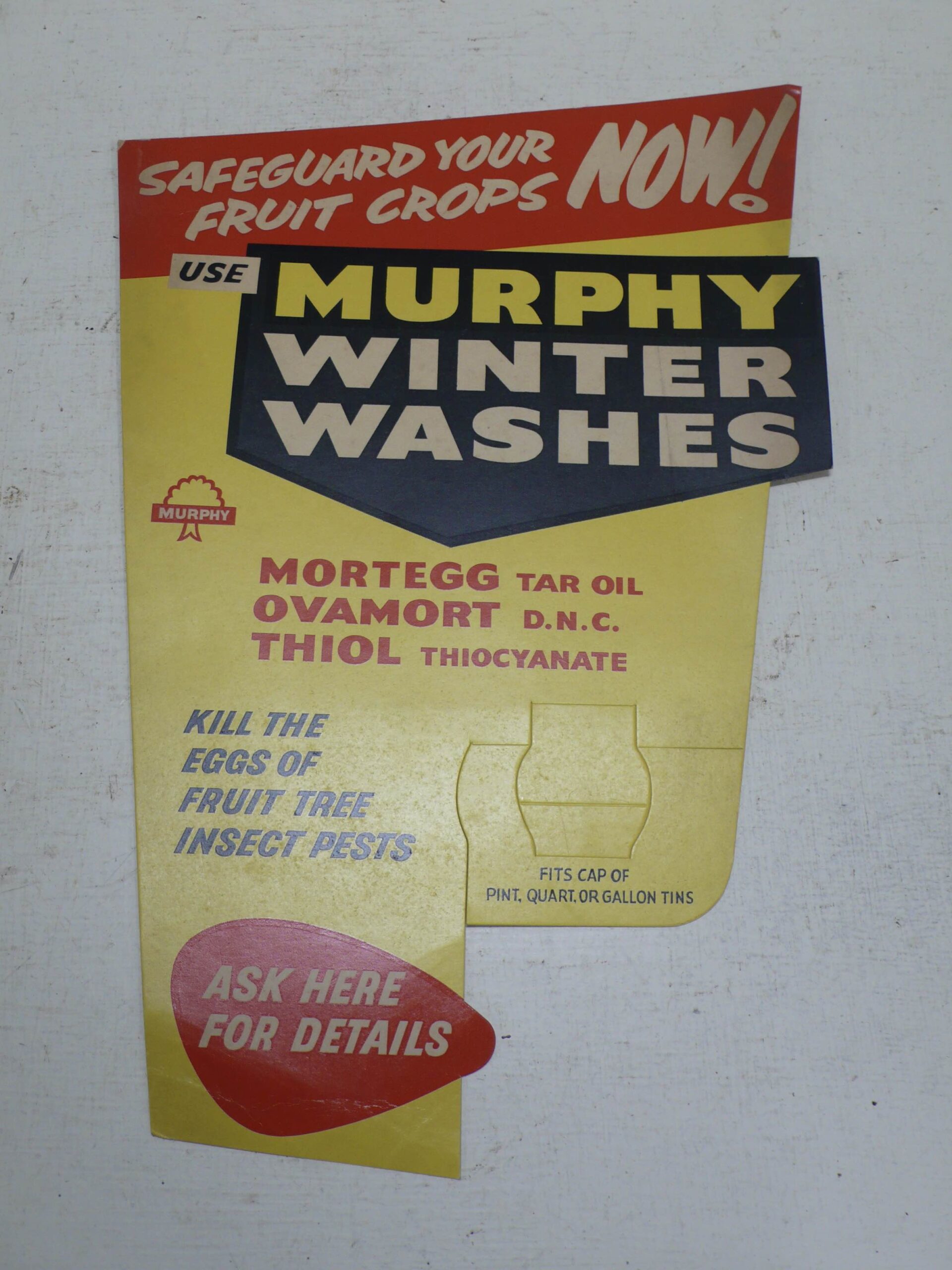 Murphy Winter Wash Display Card