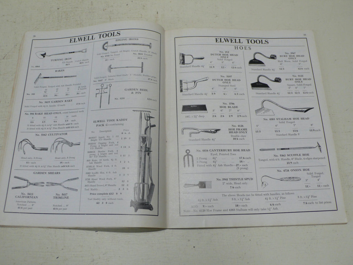 Pedley & White Garden Catalogue, 1962 – Garden & Wood