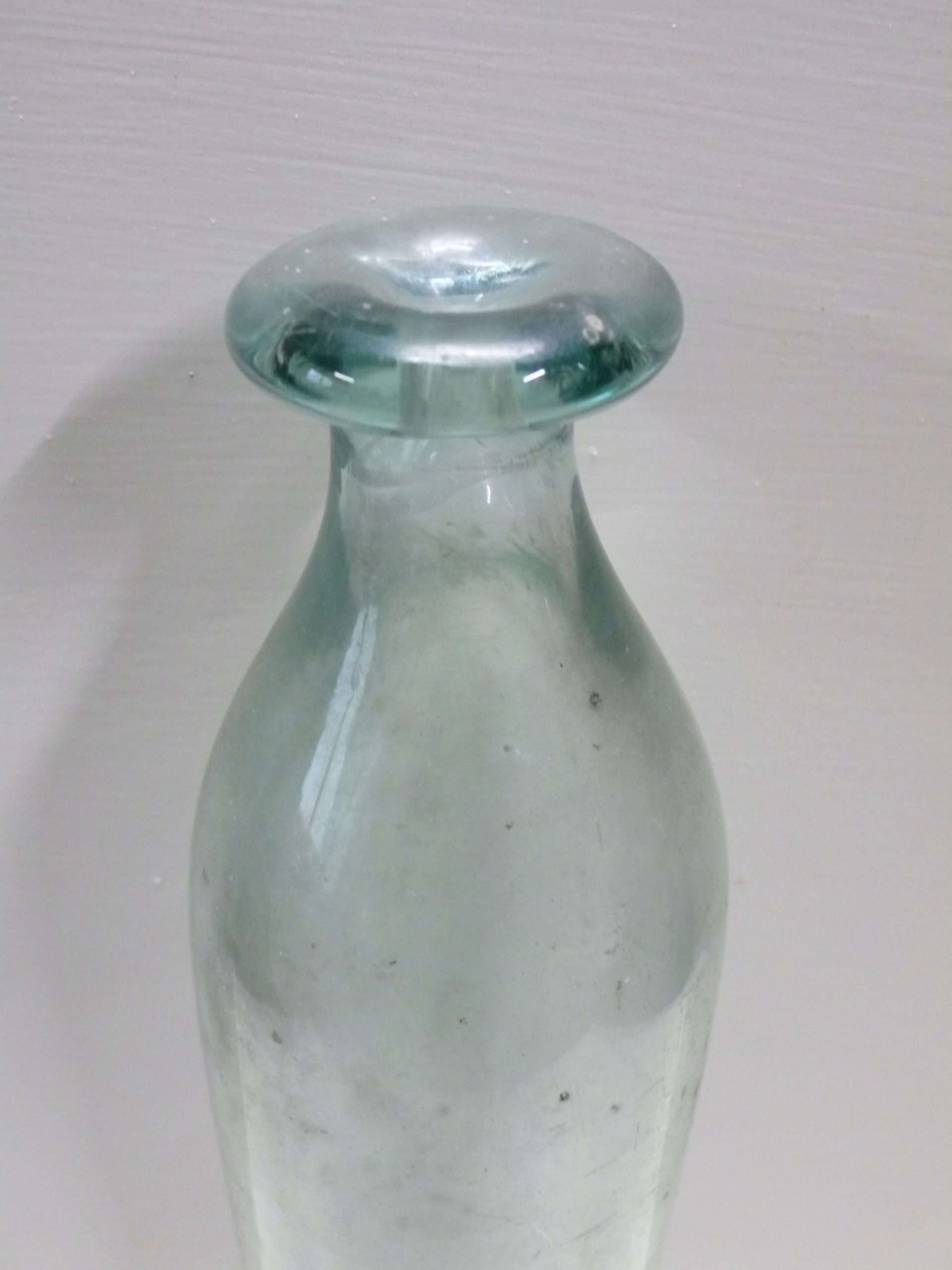 Antique Glass Cucumber Straightener