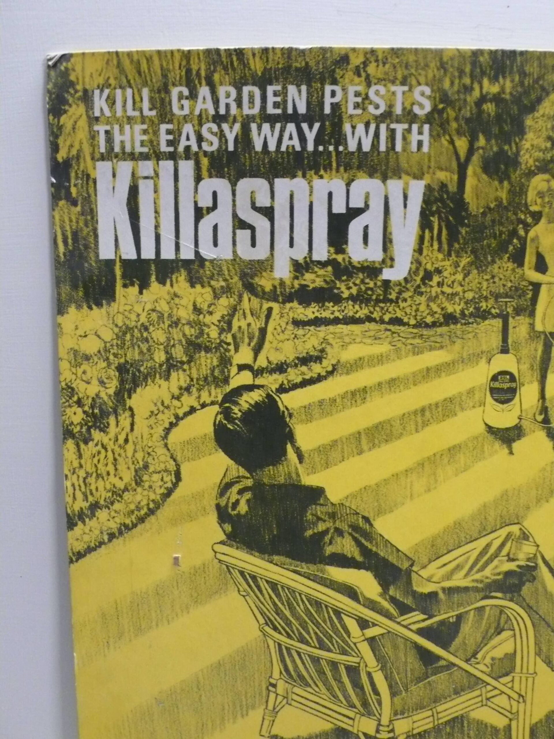 Large Killaspray Display Card