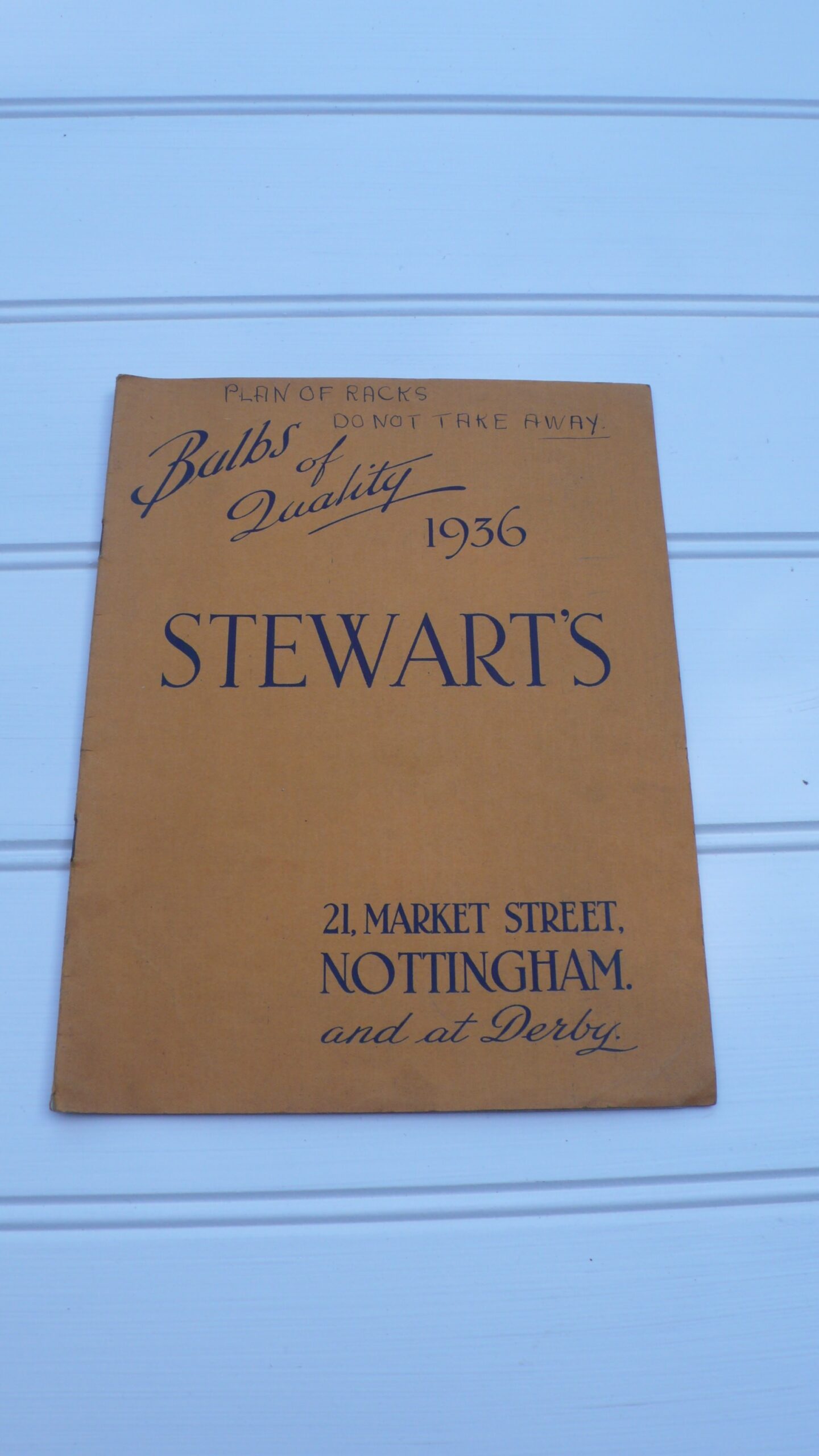 Stewart&#39;s Bulb Catalogue 1936
