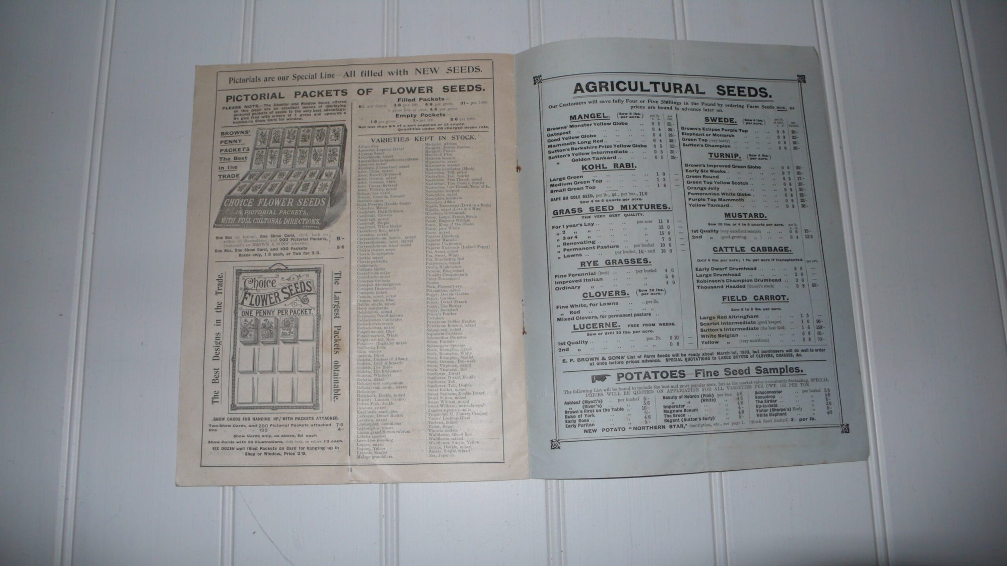Brown&#39;s Seed Catalogue