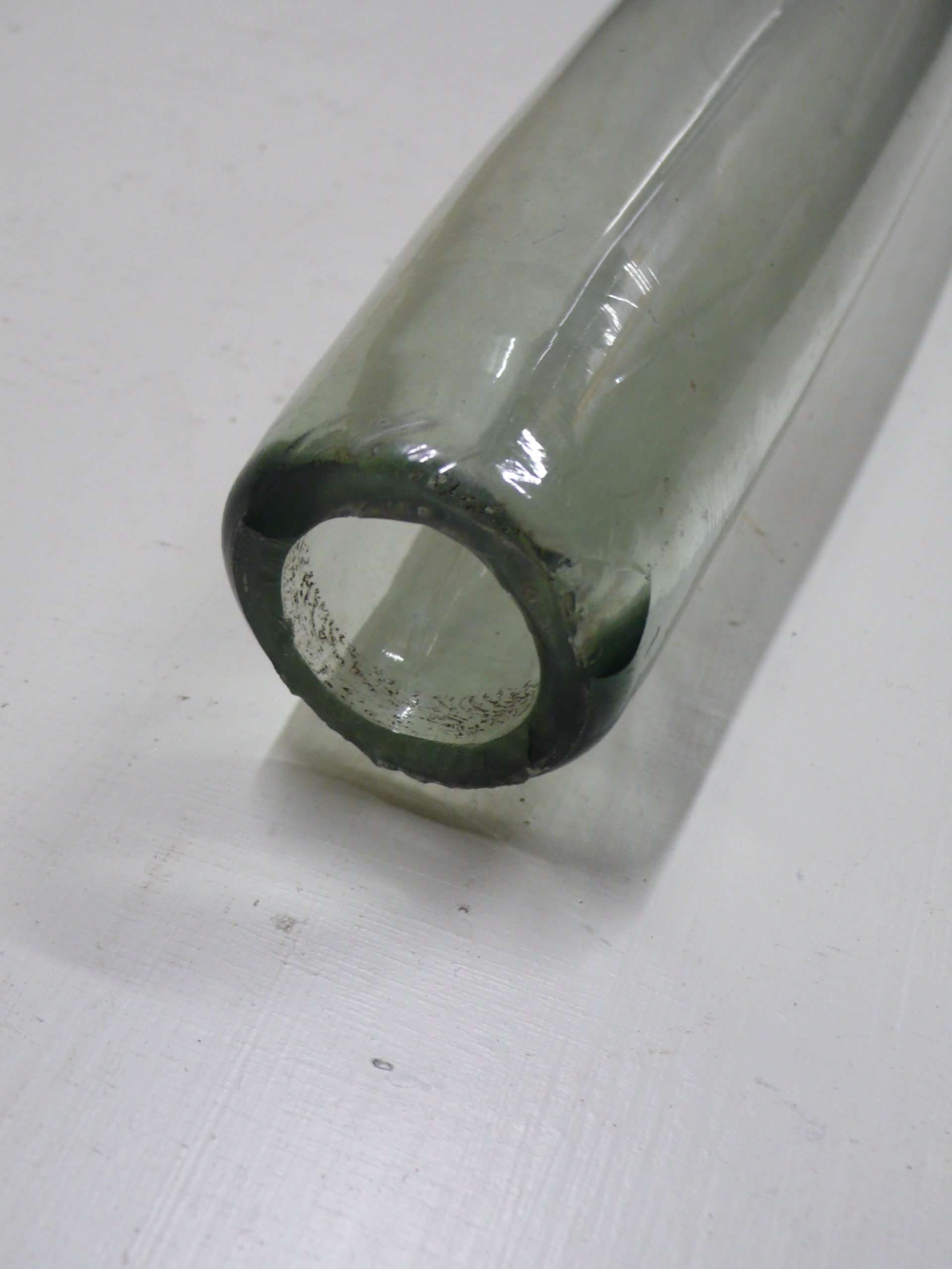 Antique Glass Cucumber Straightener