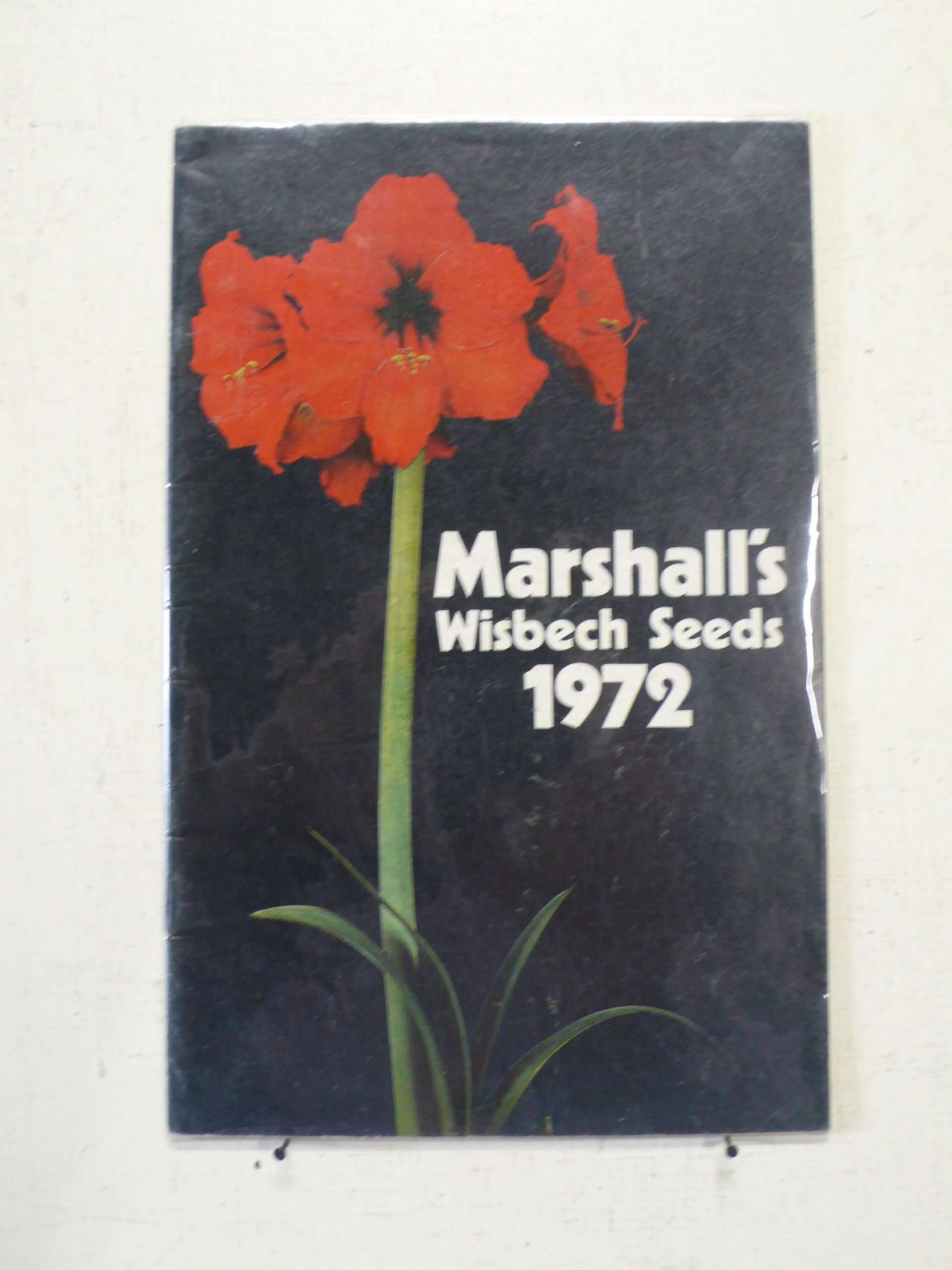 Marshalls Seed Catalogue, 1972