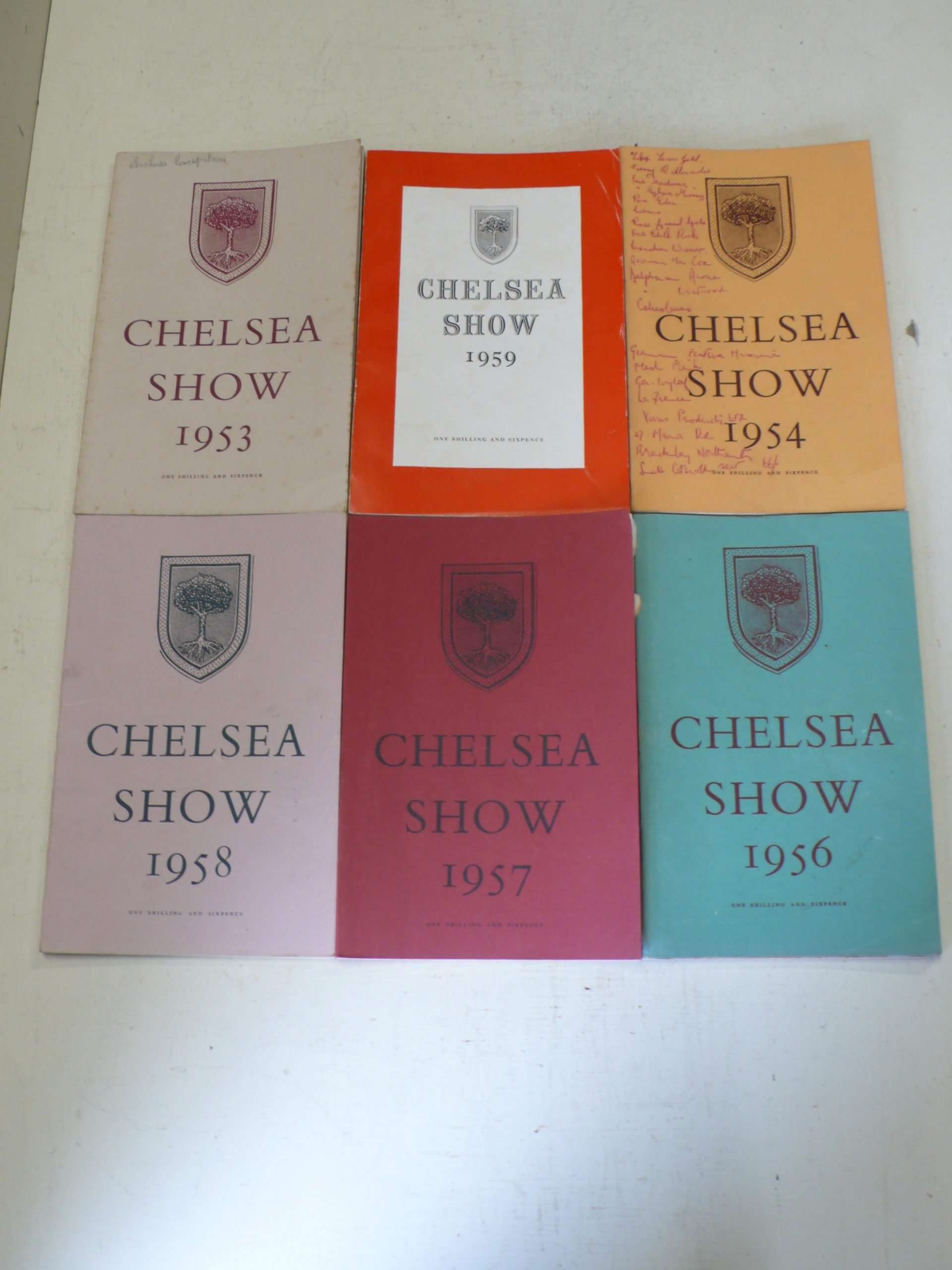 1950s Chelsea Flower Show Catalogues