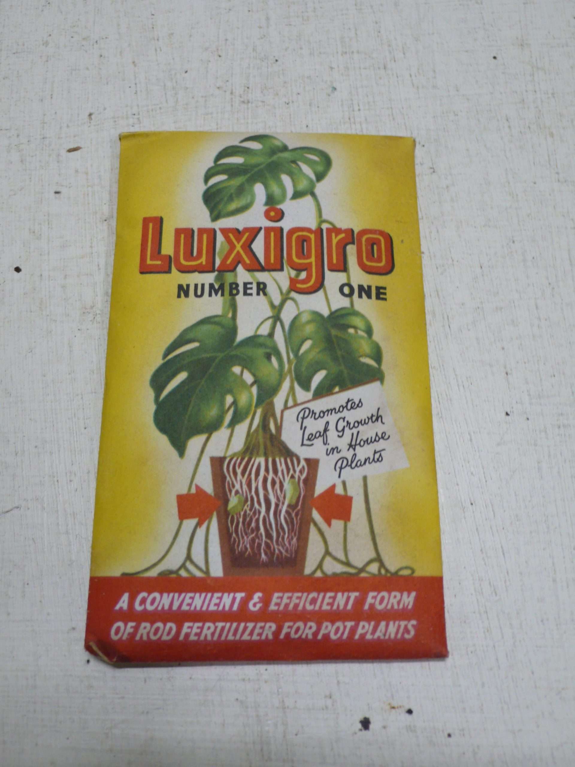 Vintage Luxigro Plant Food