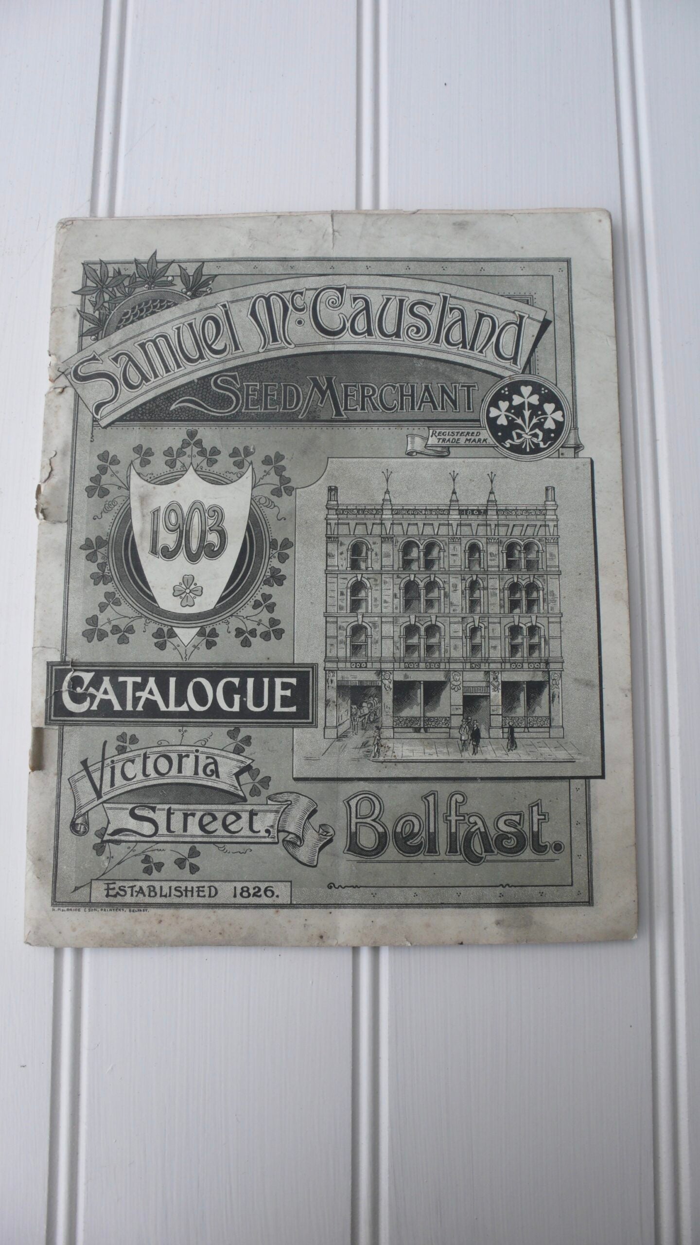 Samuel McCausland Seed Catalogue