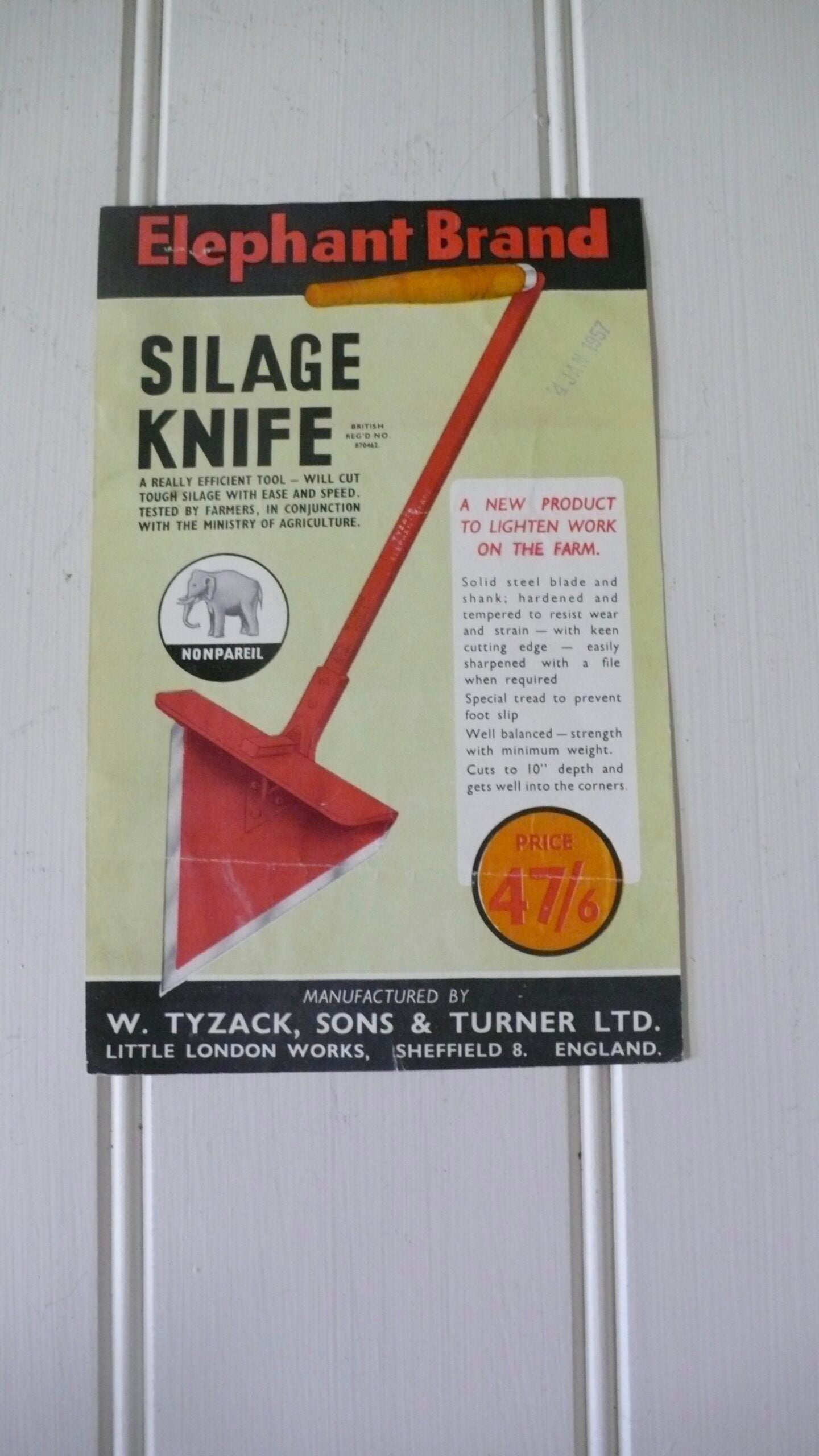 Silage Knife Leaflet